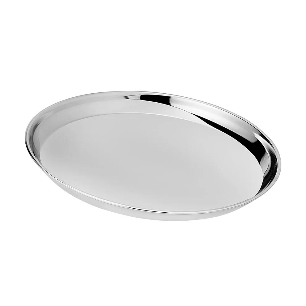 Chakmak Stainless Steel Kanchan Thali - Set of 6